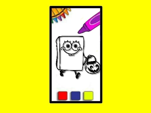 SpobgeBob Halloween Coloring Evening v2 Image