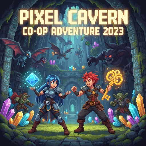 Pixel Cavern Co-Op Adventure 2023 Image