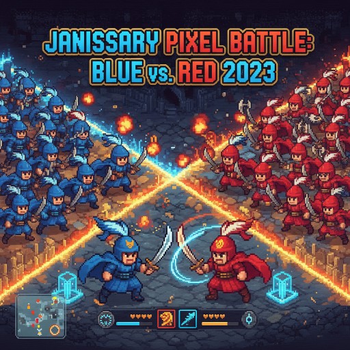 Janissary Pixel Battle: Blue vs Red 2023 Image