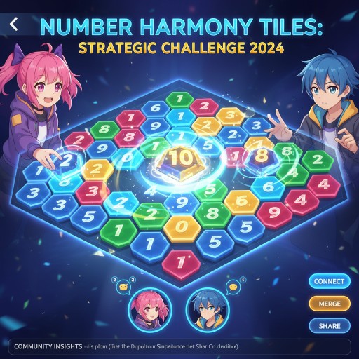 Number Harmony Tiles: Strategic Challenge 2024 Image