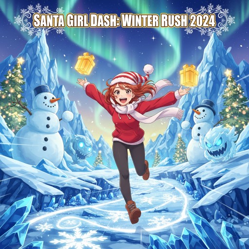 Santa Girl Dash: Winter Rush 2024 Image
