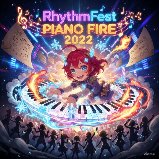 RhythmFest Piano Fire 2022 Image