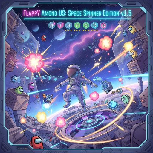 Flappy Among Us: Space Spinner Edition v1.5 Image